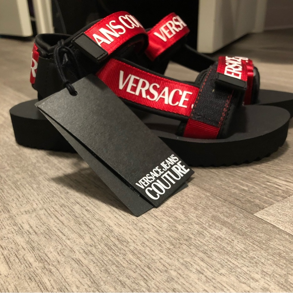 Versace Jeans  couture sandal unisex NWT